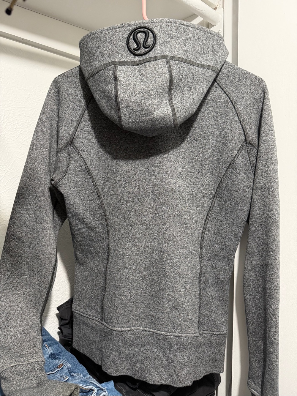 Lululemon Gray Scuba Zip-Up Hoodie - Picture 2 of 4